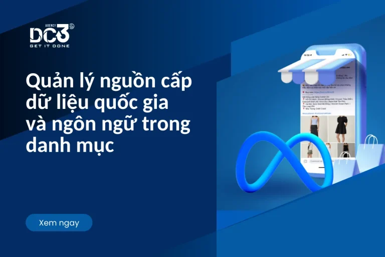 Quản lý nguồn cấp dữ liệu quốc gia và ngôn ngữ trong danh mục