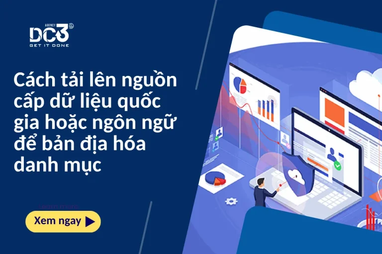 Tải lên nguồn cấp dữ liệu quốc gia hoặc ngôn ngữ để bản địa hóa danh mục