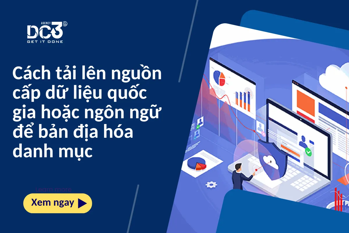 Tải lên nguồn cấp dữ liệu quốc gia hoặc ngôn ngữ để bản địa hóa danh mục