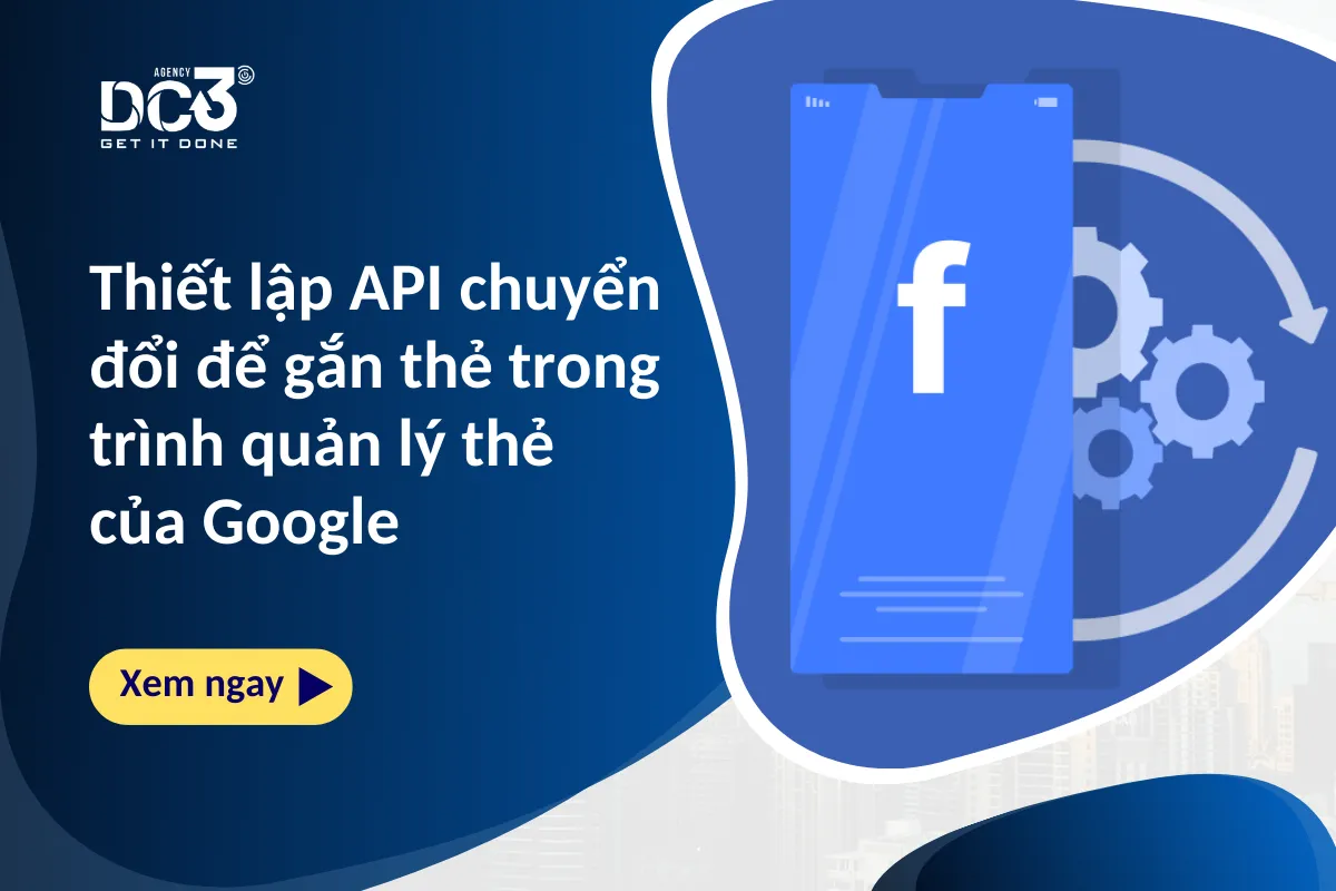 Thiết lập API chuyển đổi để gắn thẻ trình quản lý thẻ của Google