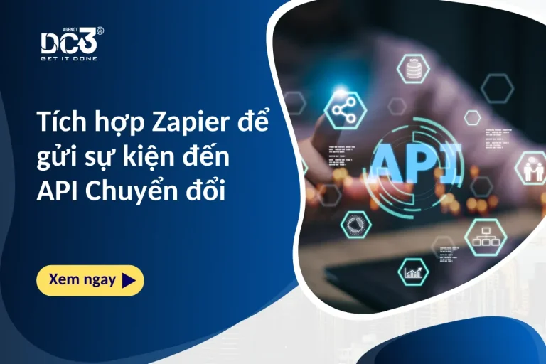 Tích hợp Zapier để gửi sự kiện đến API Chuyển đổi