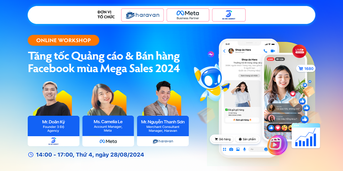 Workshop Online - Tăng tốc bán hàng cùng Facebook