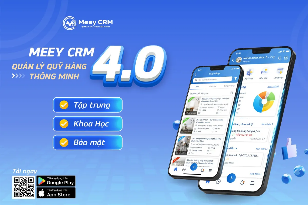 Tối ưu hóa quy trình làm việc với Meey CRM – Giải pháp cho các nhà môi giới bất động sản.