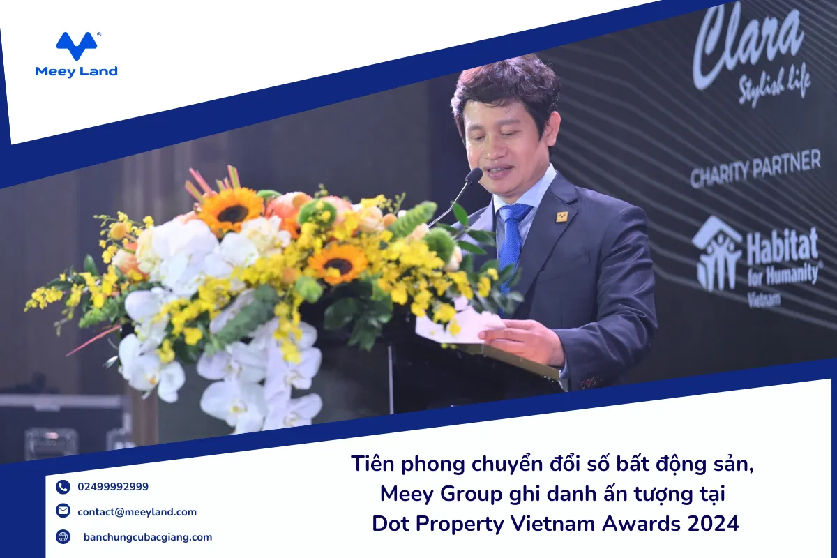 Ông Hoàng Mai Chung phát biểu tại lễ trao giải Dot Property Awards 2024 Ông Hoàng Mai Chung phát biểu tại lễ trao giải Dot Property Awards 2024