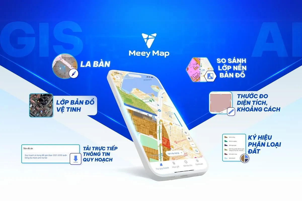 Meey Map cung cấp một hệ sinh thái toàn diện cho người dùng trong việc tra cứu thông tin bất động sản