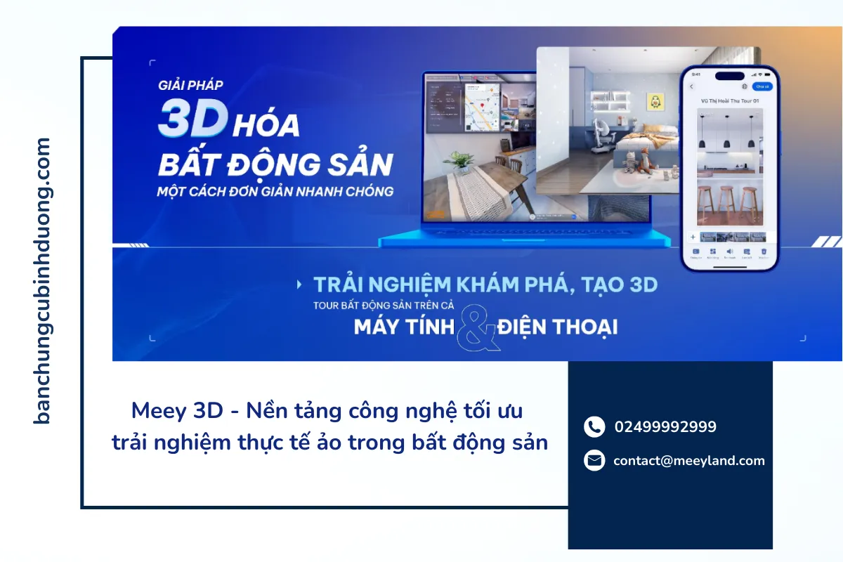 Meey 3D – trợ thủ đắc lực cho người mua, người bán và nhà môi giới