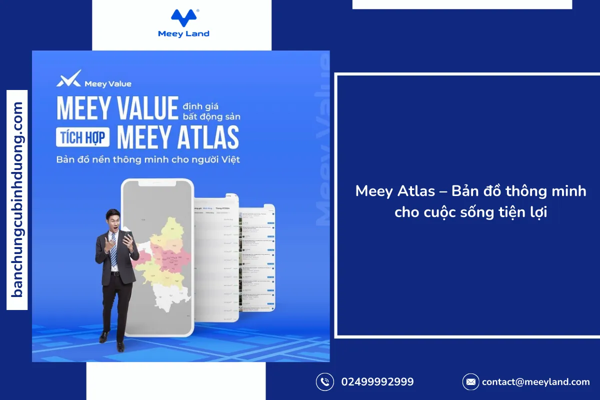 Meey Atlas không chỉ là một bản đồ số, mà còn là một ứng dụng thông minh hỗ trợ cuộc sống hàng ngày của người dân.