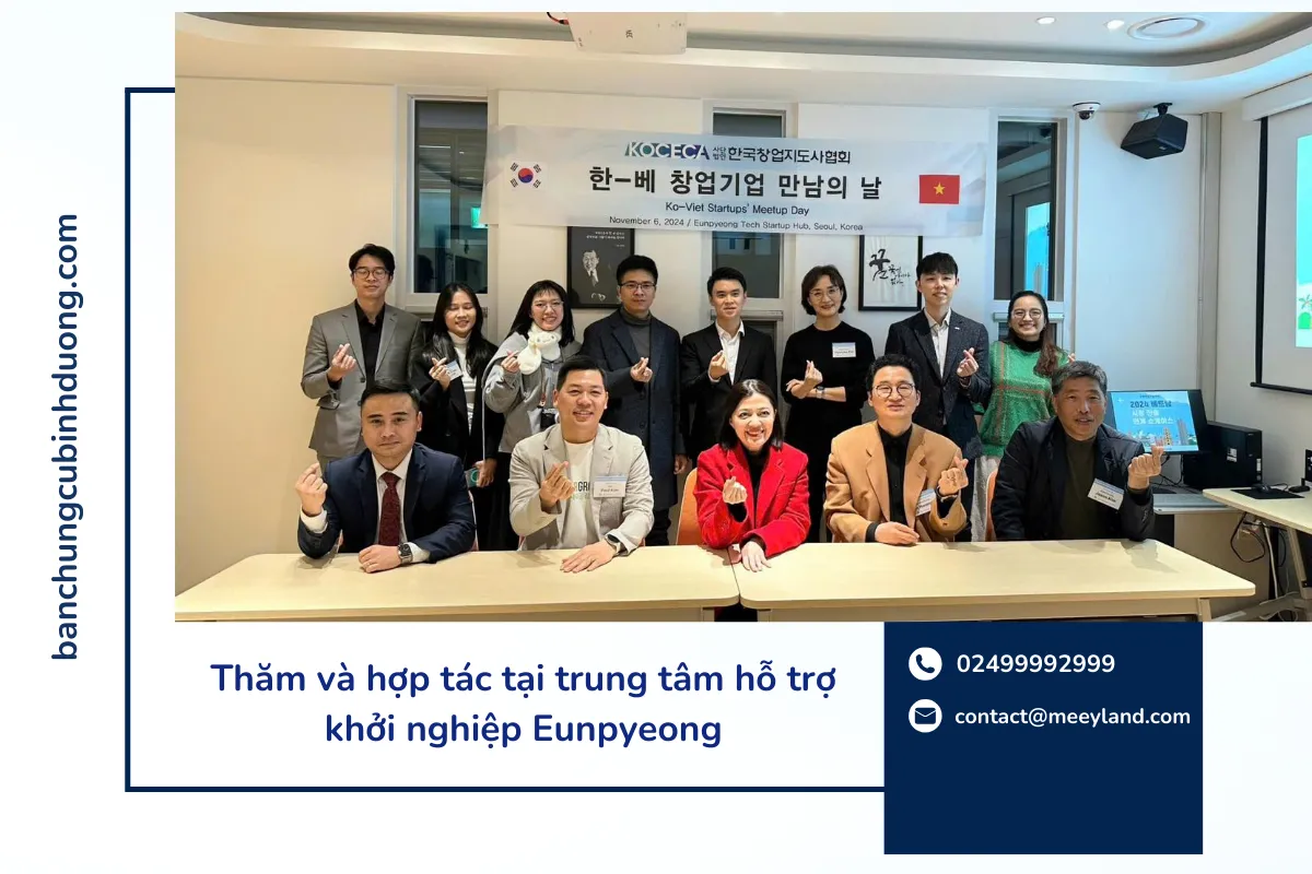 Đại diện của Meey Group, ông Nguyễn Đức Tài – Giám đốc Tài chính của công ty – đã có cơ hội thăm và làm việc tại Trung tâm Hỗ trợ Khởi nghiệp Eunpyeong ở Hàn Quốc.