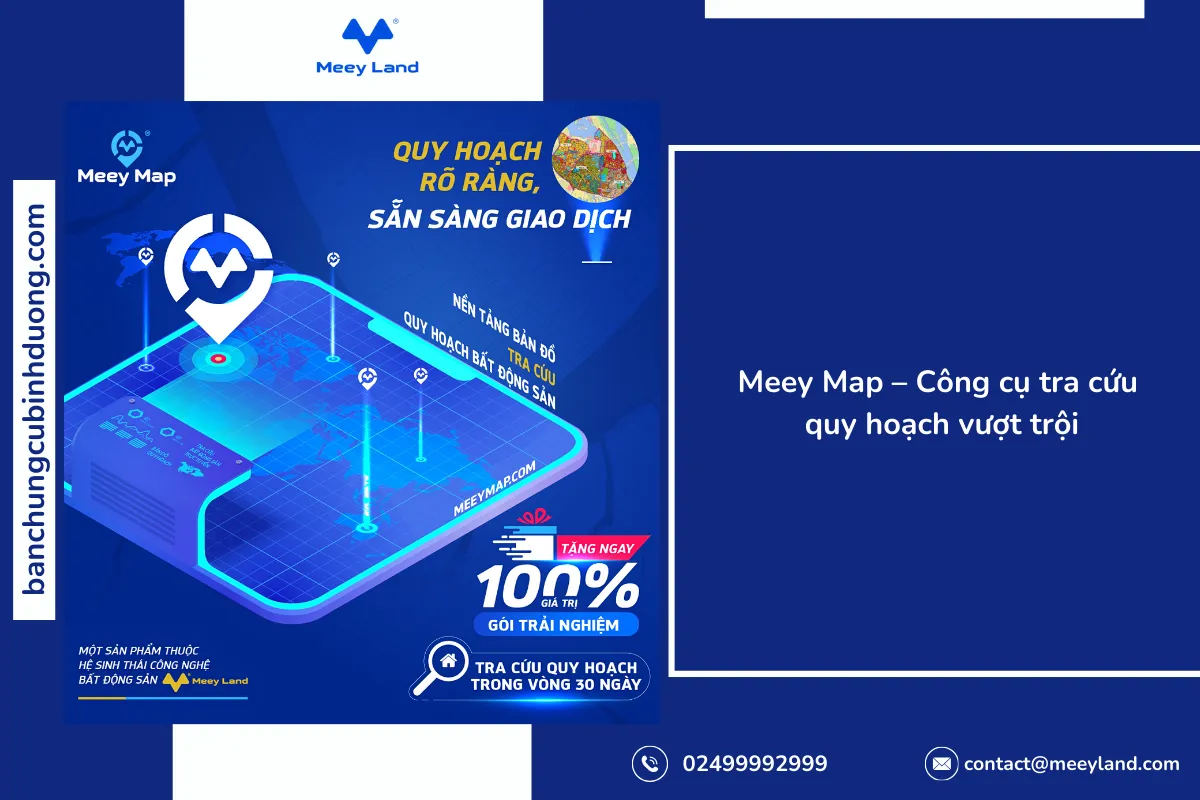 Meey Map – Công cụ tra cứu quy hoạch vượt trội