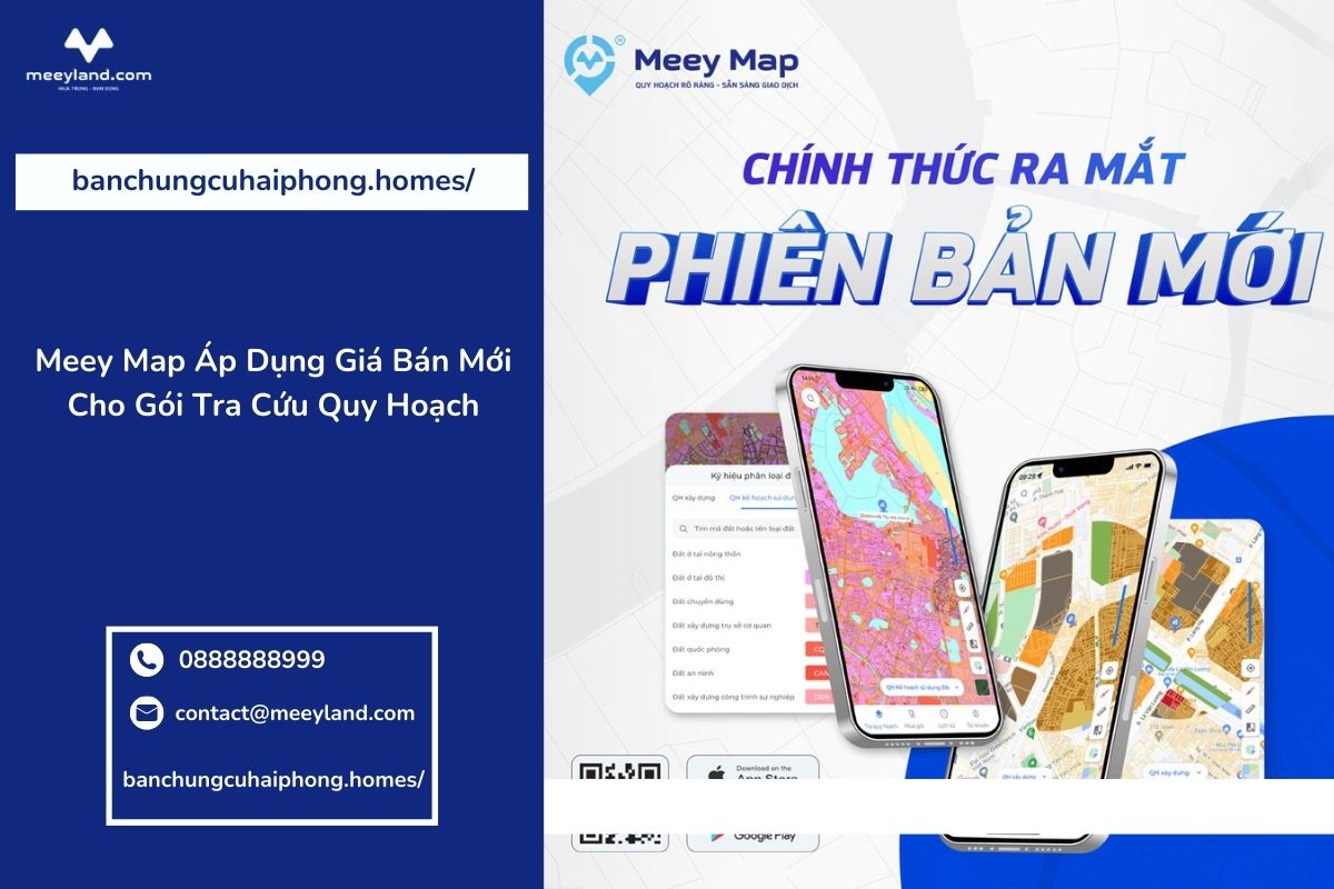 Đặc biệt, với sự điều chỉnh giá bán cho gói tra cứu quy hoạch, Meey Map không chỉ nâng cao chất lượng dịch vụ mà còn hỗ trợ người dùng, bao gồm các nhà đầu tư và người dân, tiếp cận thông tin quy hoạch một cách hiệu quả hơn