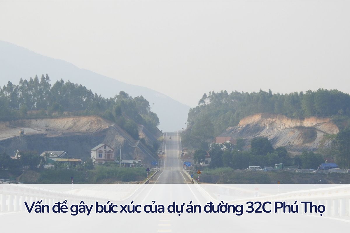 Dự án đường 32C Phú Thọ: Gây bức xúc vì nhiều vấn đề bật cập