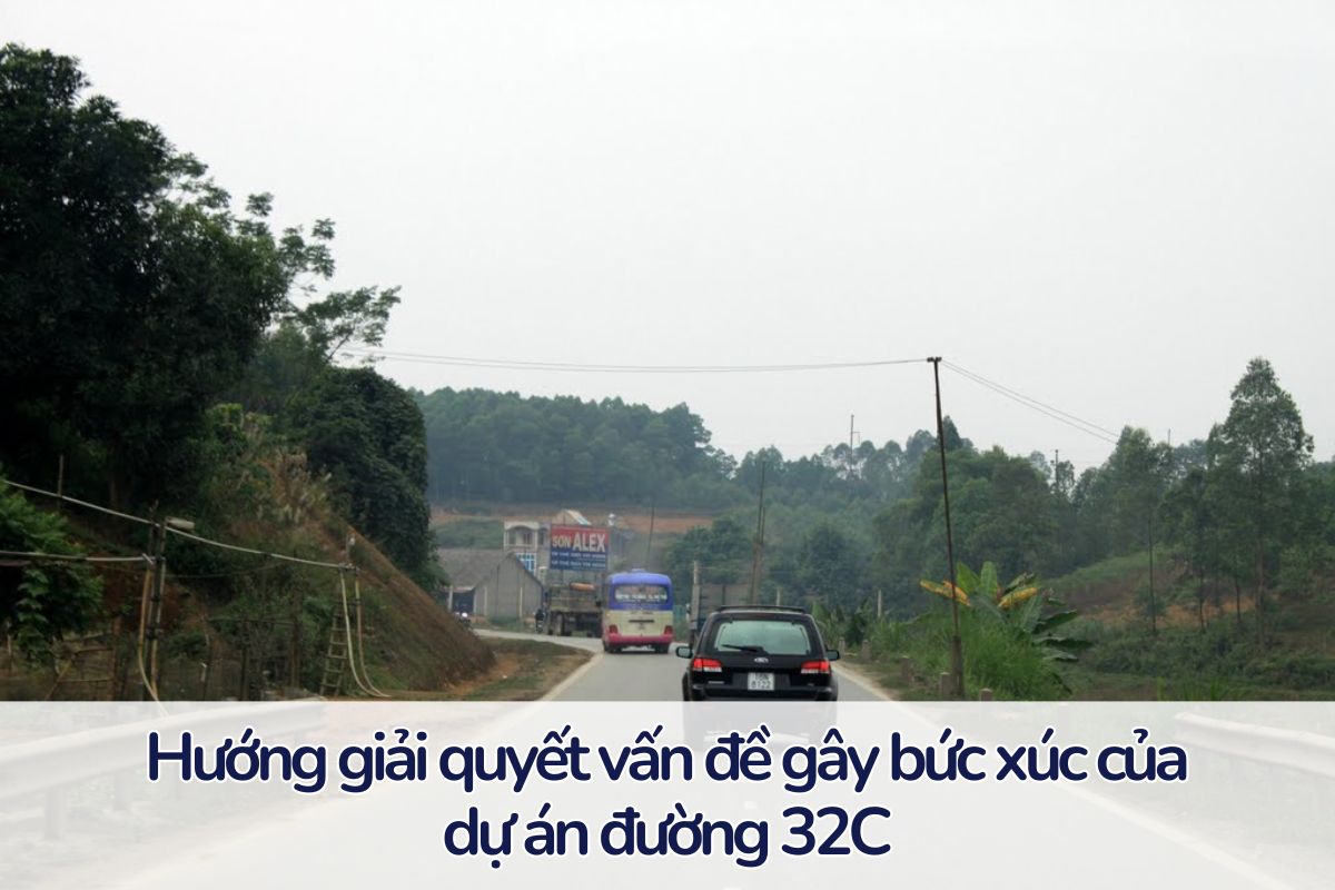 Dự án đường 32C Phú Thọ: Gây bức xúc vì nhiều vấn đề bật cập