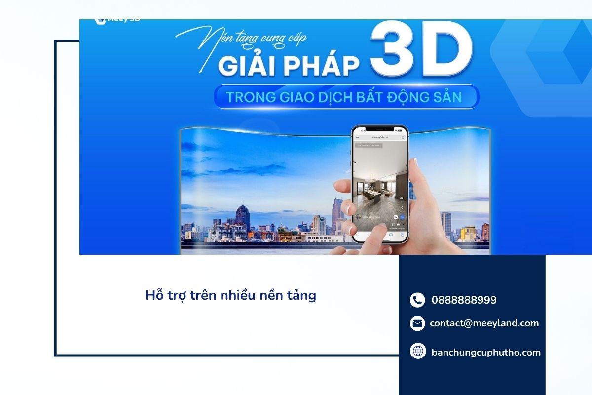 Meey 3D: Công cụ tạo tour ảo thông minh nâng tầm giao dịch bất động sản