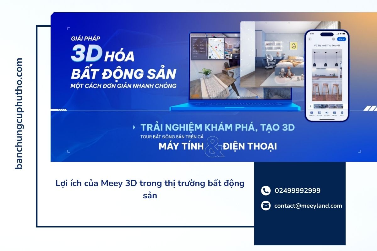 Meey 3D giải pháp đột phá trong công nghệ bất động sản số