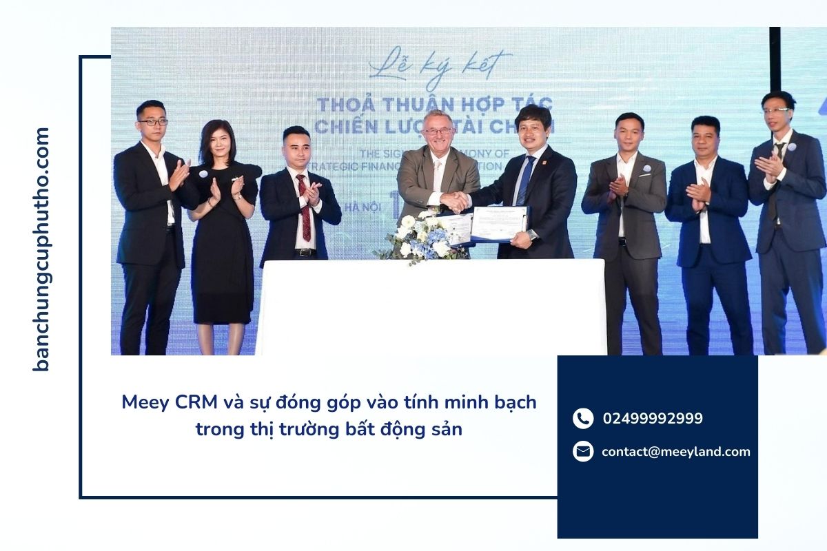 Meey CRM công cụ quản lý dành riêng cho ngành bất động sản
