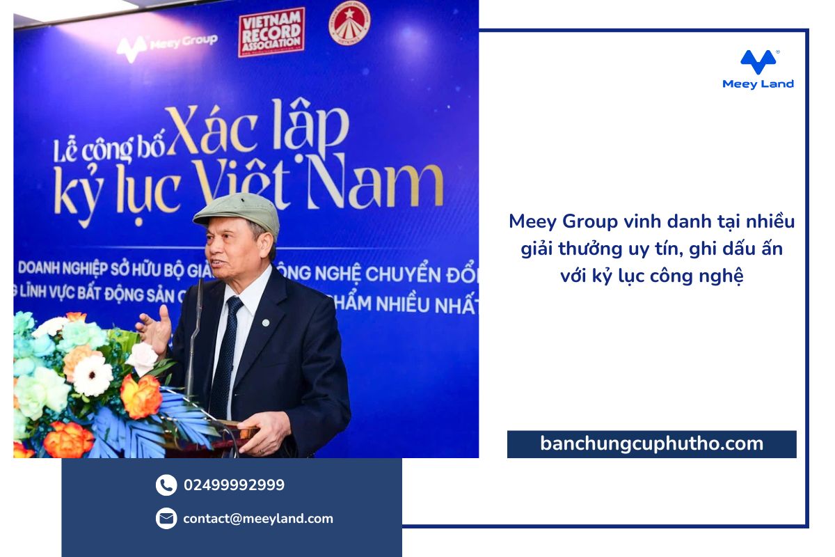 Meey Group xác lập kỷ lục về giải pháp công nghệ bất động sản