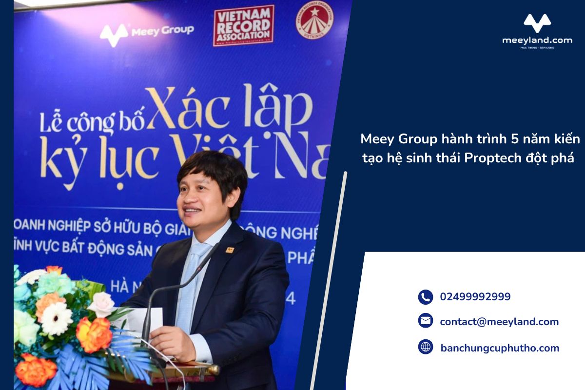 Meey Group xác lập kỷ lục về giải pháp công nghệ bất động sản