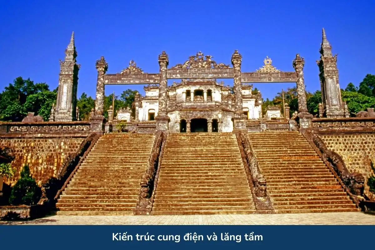 Kiến trúc cung điện và lăng tẩm