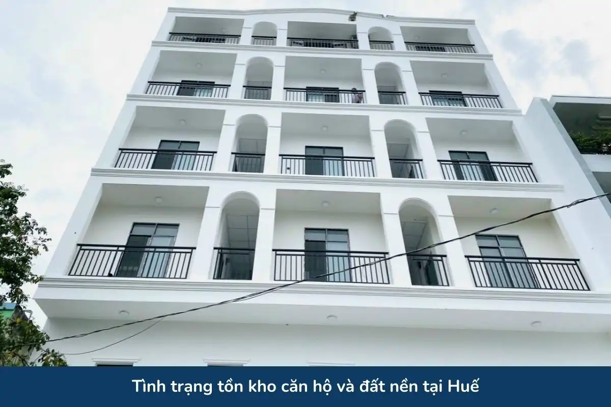 Tình trạng tồn kho căn hộ và đất nền tại Huế