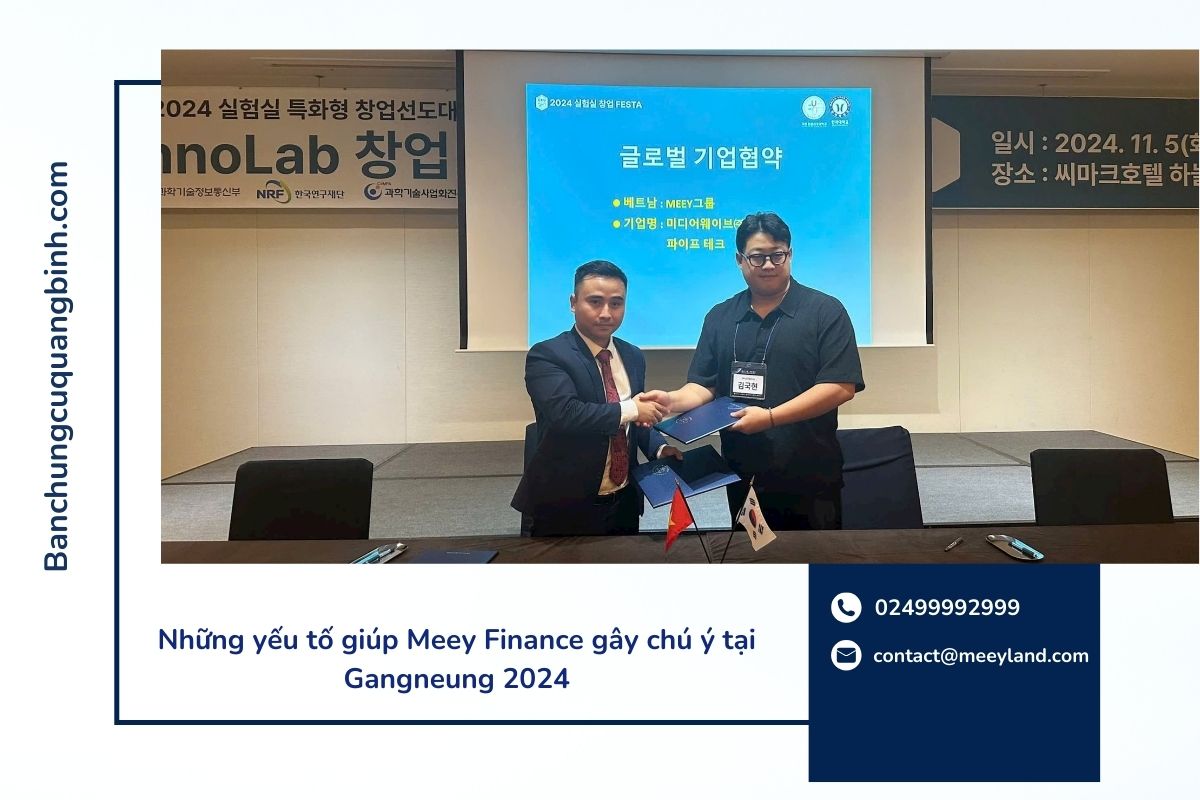 Những yếu tố giúp Meey Finance gây chú ý tại Gangneung 2024