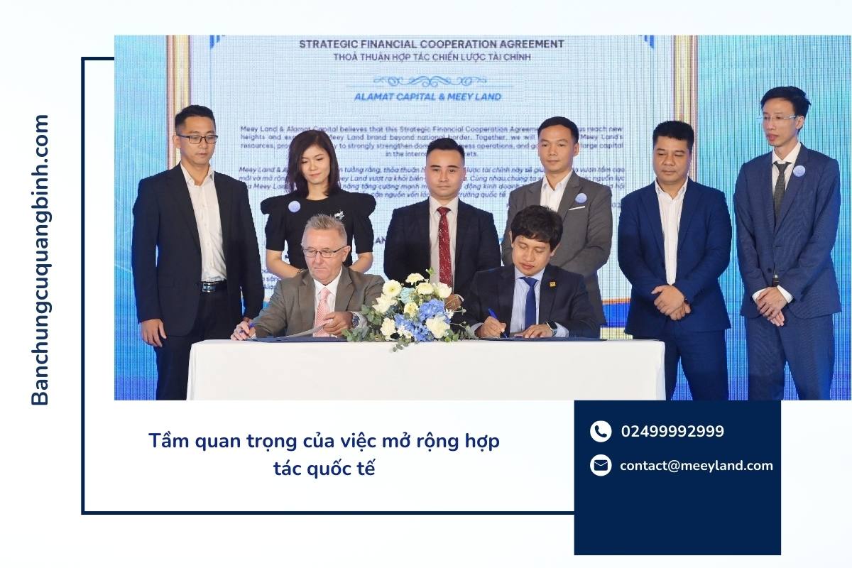 Tầm quan trọng của việc mở rộng hợp tác quốc tế