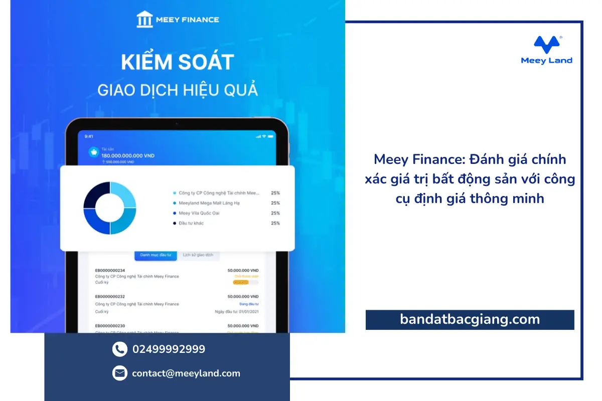 Meey Finance: Đánh giá chính xác giá trị bất động sản với công cụ định giá thông minh