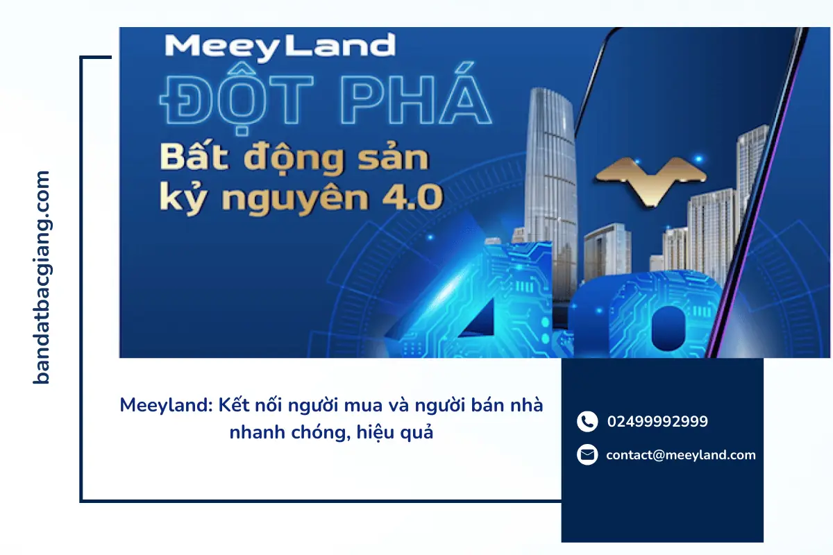 Meeyland: Kết nối người mua và người bán nhà nhanh chóng, hiệu quả