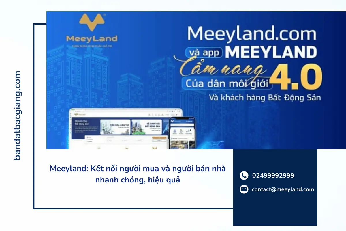 Meeyland: Kết nối người mua và người bán nhà nhanh chóng, hiệu quả