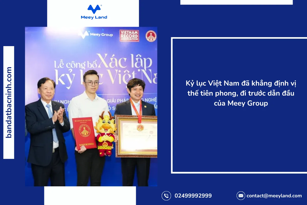 Dải sản phẩm nổi bật giúp Meey Group thiết lập Kỷ lục Việt Nam