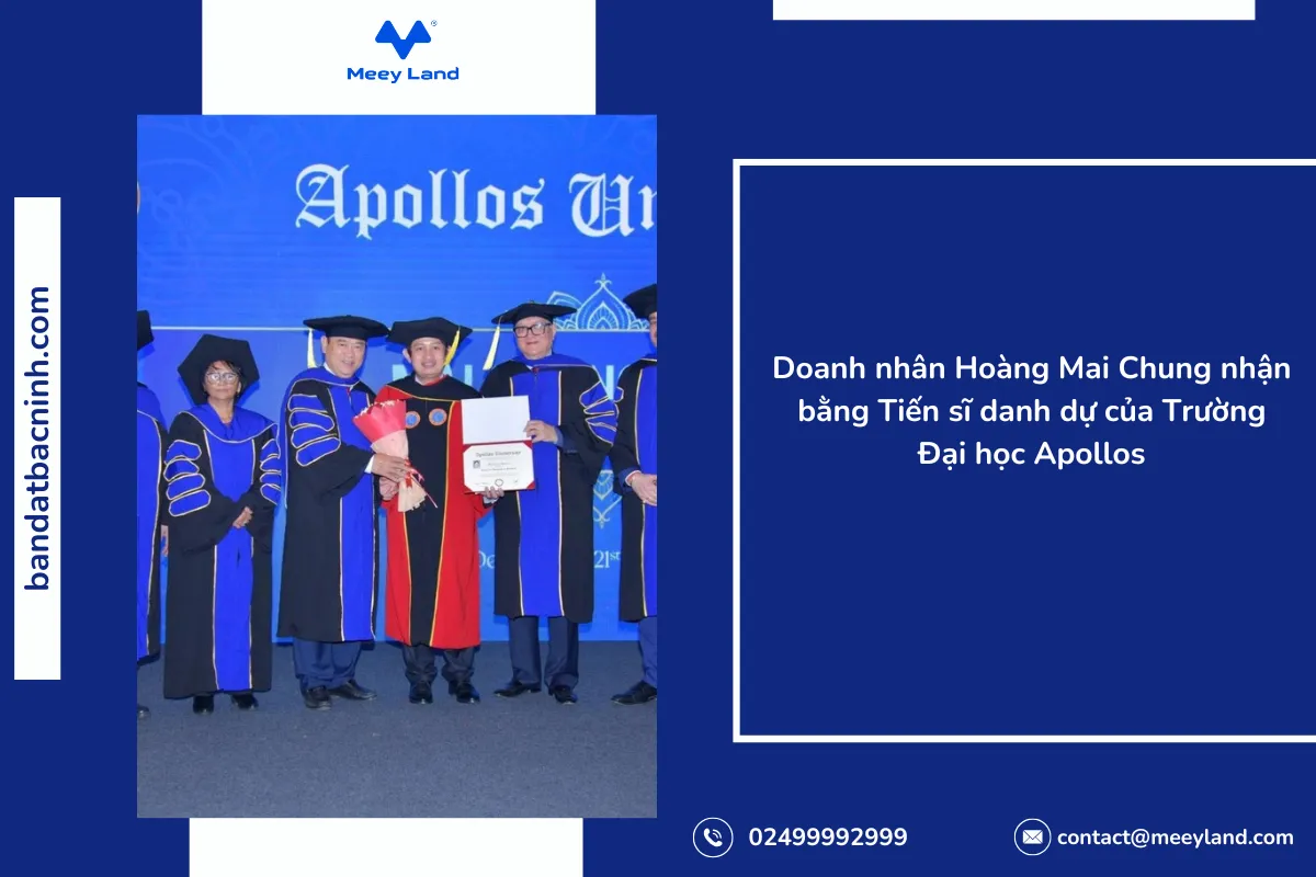 Chủ tịch Meey Group nhận danh hiệu Tiến sĩ danh dự từ trường đại học Hoa Kỳ