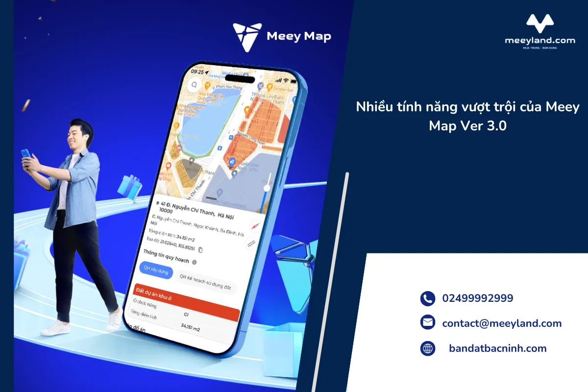 Meey Map Ver 3.0 Cuộc cách mạng mới trong công nghệ tra cứu quy hoạch bất động sản