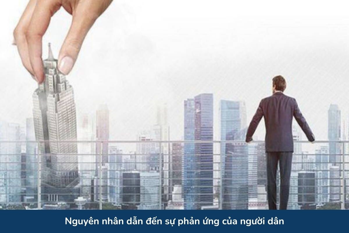 Nguyên nhân dẫn đến sự phản ứng của người dân