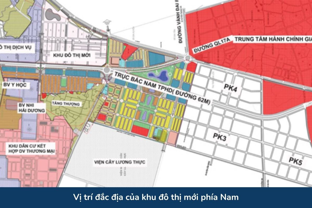 Vị trí đắc địa của khu đô thị mới phía Nam