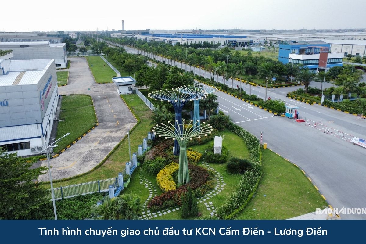 Tình hình chuyển giao chủ đầu tư KCN Cẩm Điền - Lương Điền