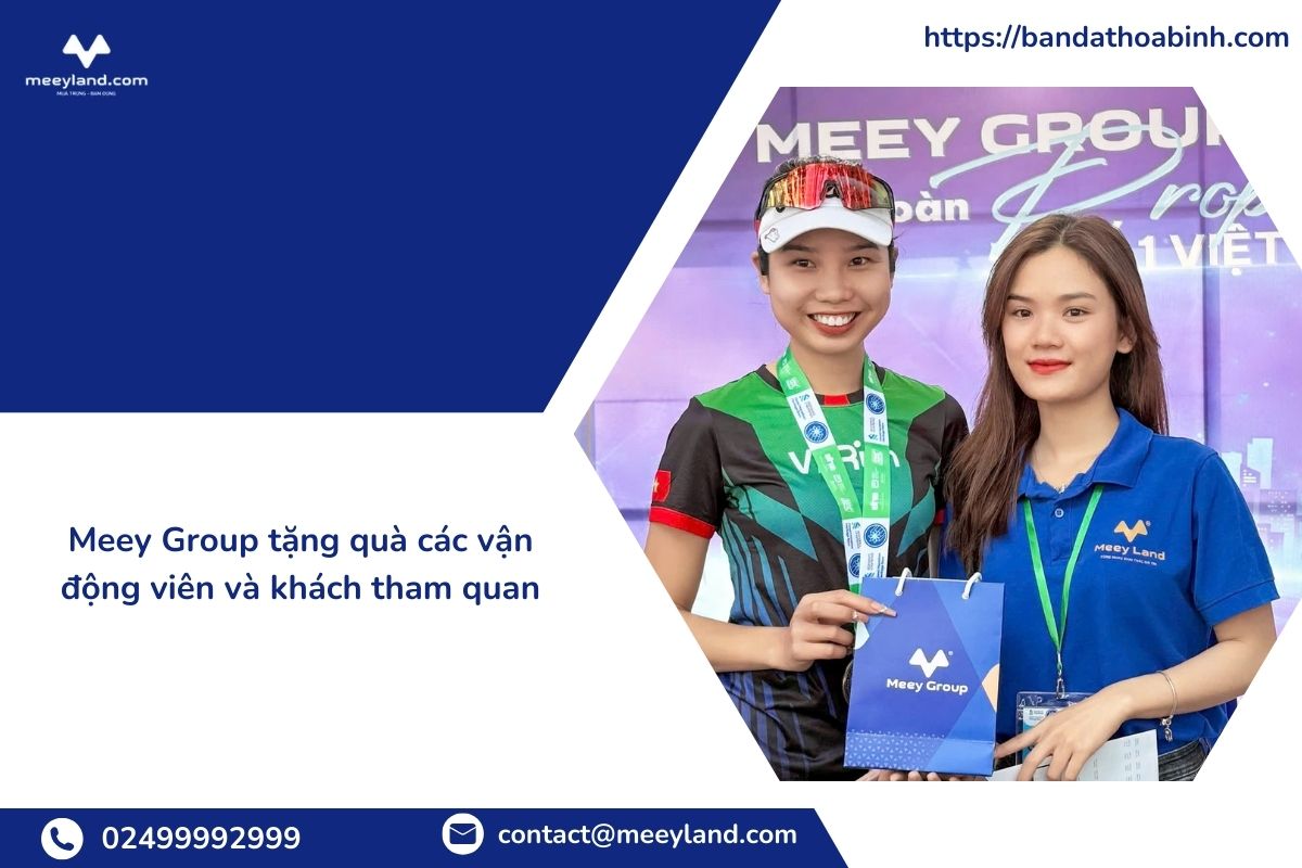 Meey Group tặng quà tại Standard Chartered Hanoi Marathon