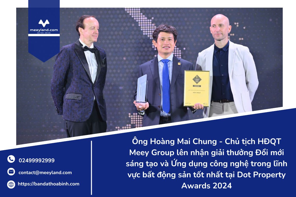 Meey Group Vinh Danh Tại Dot Property Vietnam Awards 2024