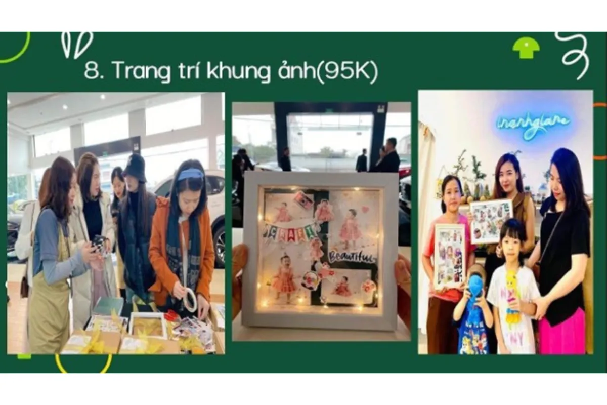 Hoạt động trang trí khung ảnh 