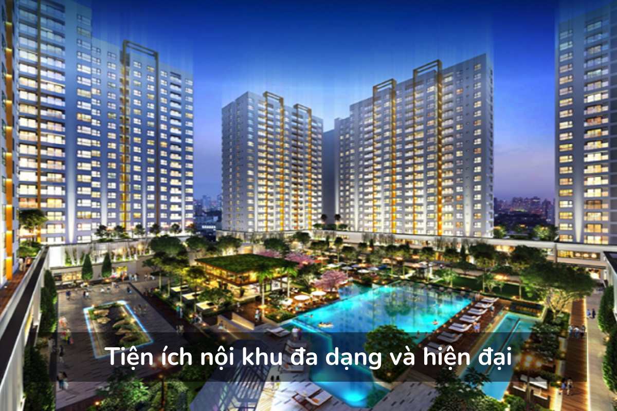 Tiện ích nội khu đa dạng và hiện đại