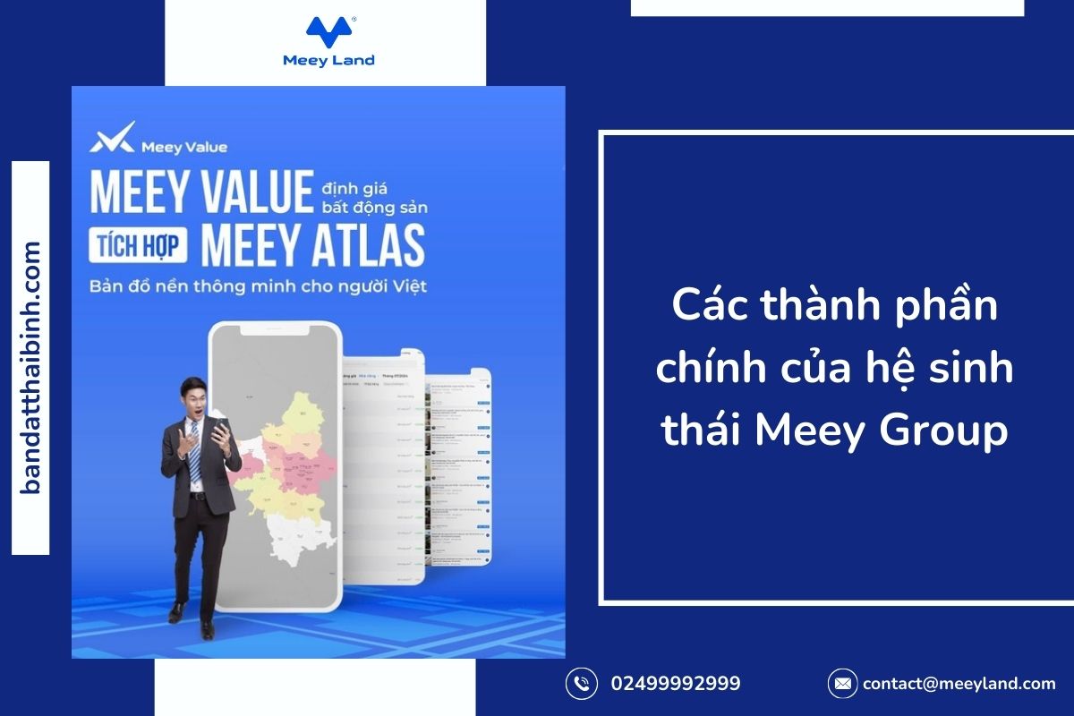 Các thành phần chính của hệ sinh thái Meey Group