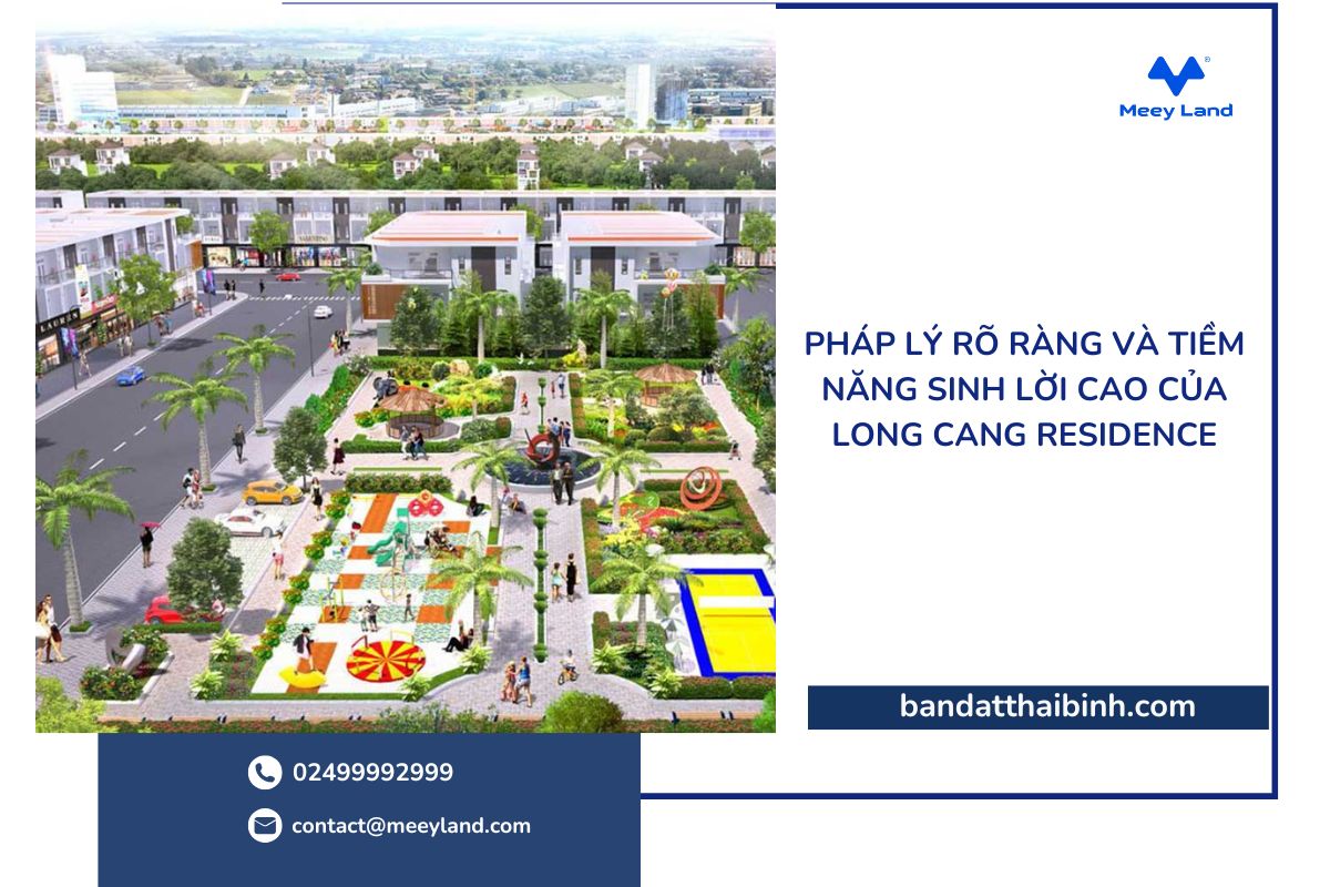 Long Cang Residence: Khu dân cư xanh hiện đại tại Long An