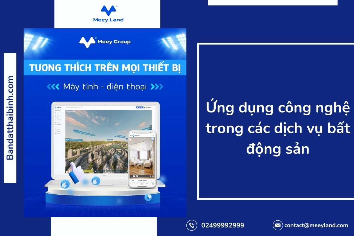 Ứng dụng công nghệ trong các dịch vụ bất động sản