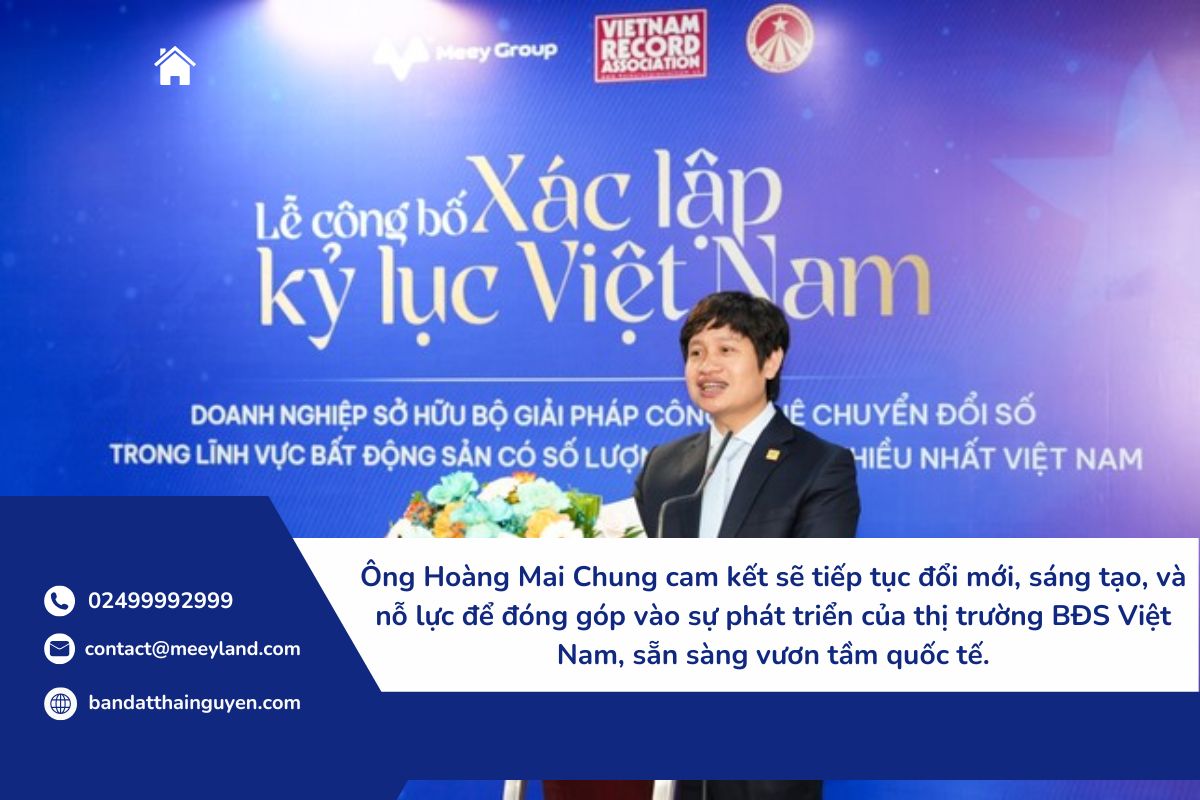 Meey Group kỷ lục Việt Nam trong chuyển đổi số bất động sản