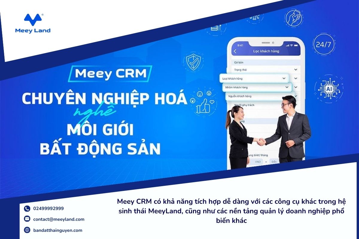 Meey CRM là gì? Giải pháp cho doanh nghiệp bất động sản