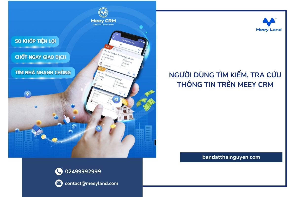 Người dùng tìm kiếm, tra cứu thông tin quy hoạch trên các nền tảng Proptech trong hệ sinh thái Meey Land