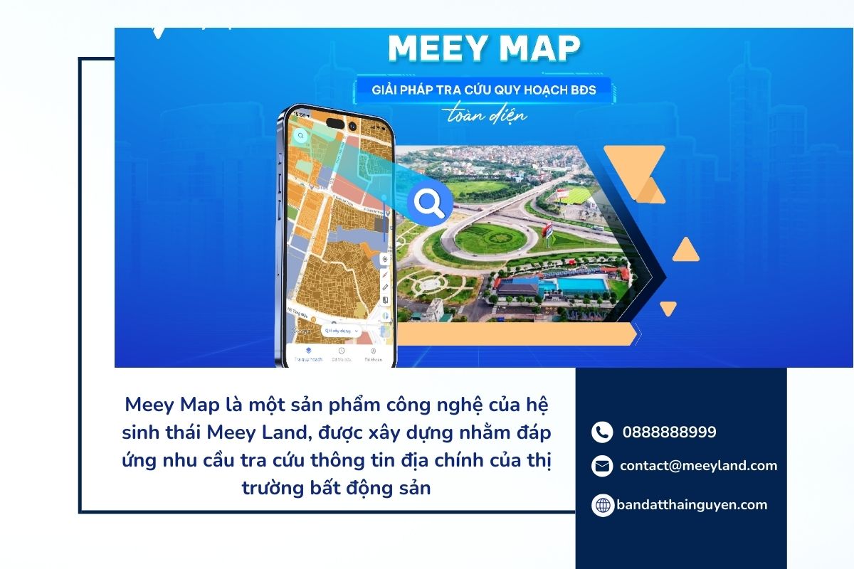 Meey Map - Giải pháp bản đồ địa chính dành cho bất động sản