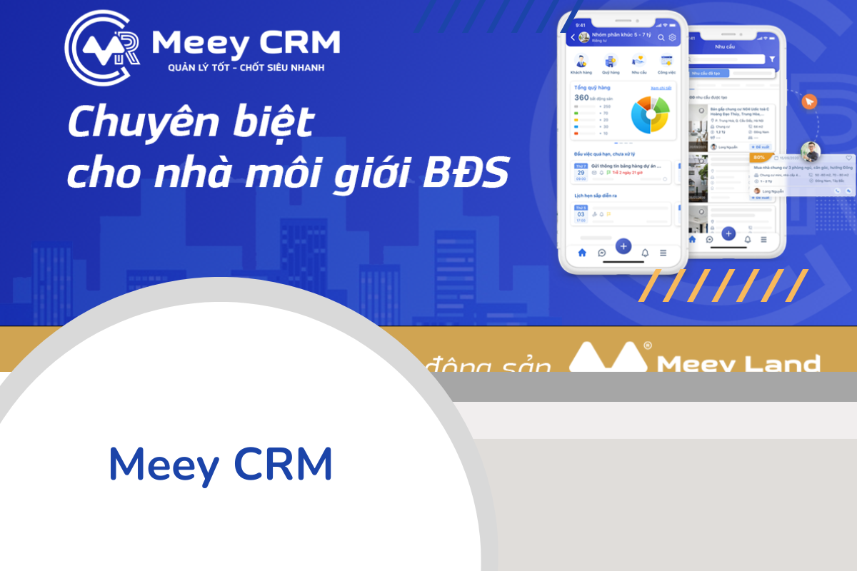 Meey Land dẫn đầu trong chuỗi cung ứng dịch vụ cho bất động sản