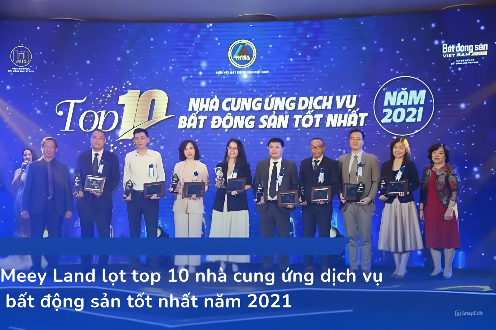 Meey Land lọt top 10 nhà cung ứng dịch vụ  bất động sản tốt nhất năm 2021