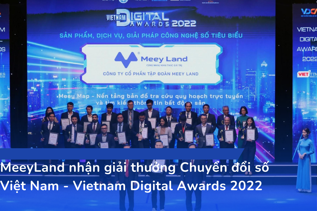 MeeyLand nhận giải thưởng Chuyển đổi số Việt Nam - Vietnam Digital Awards 2022