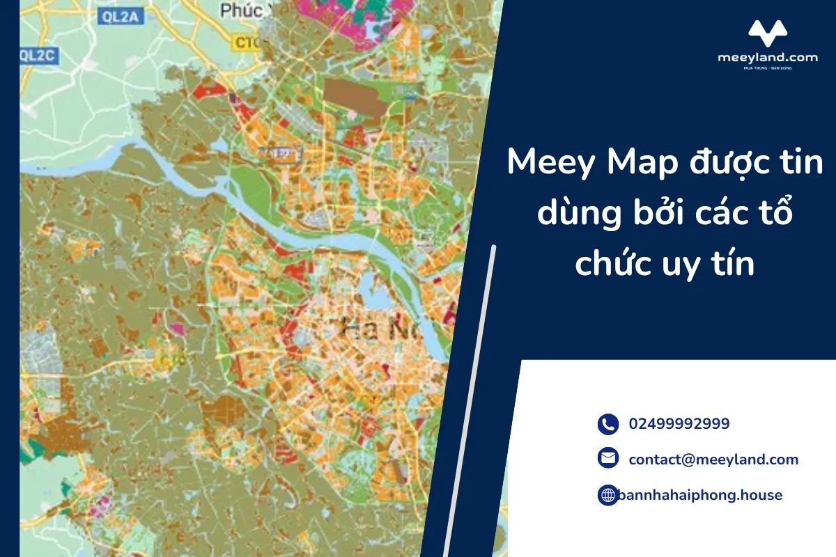 Meey Map được tin dùng bởi các tổ chức uy tín