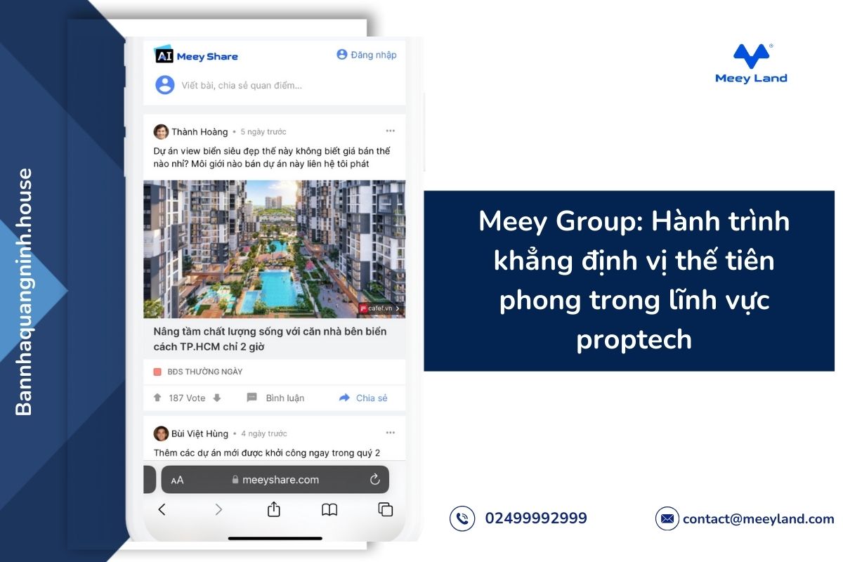 Meey Group_ Hành trình khẳng định vị thế tiên phong trong lĩnh vực proptech